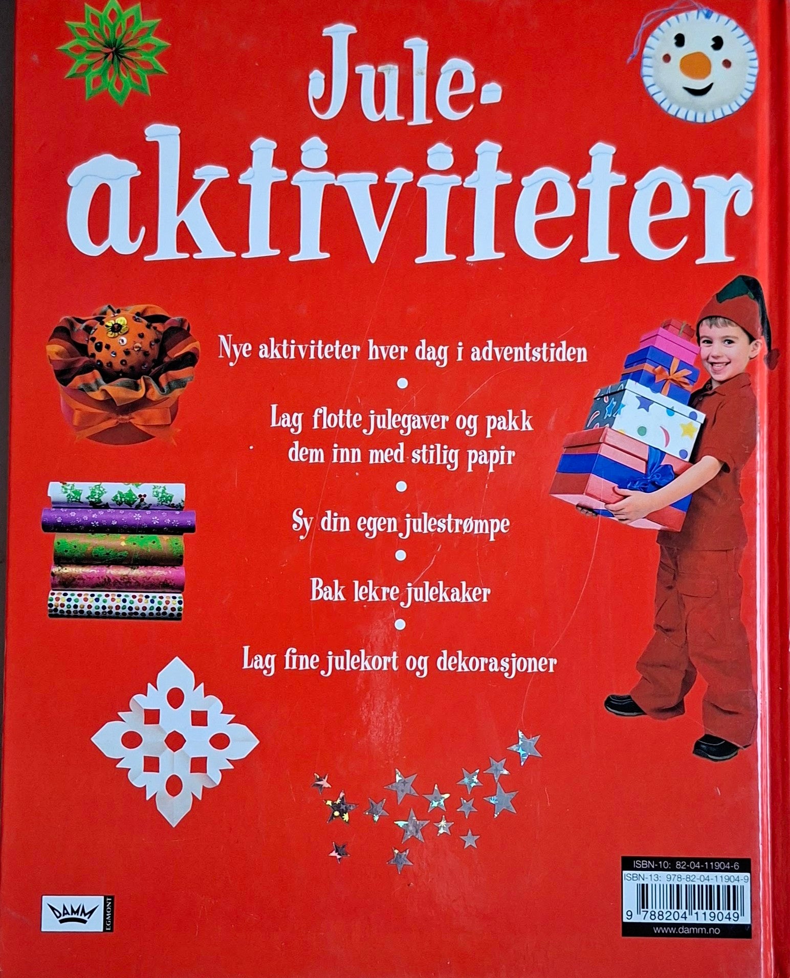 Juleaktiviteter. Brukte bøker av Jane Bull. Inventaret bruktbokhandel