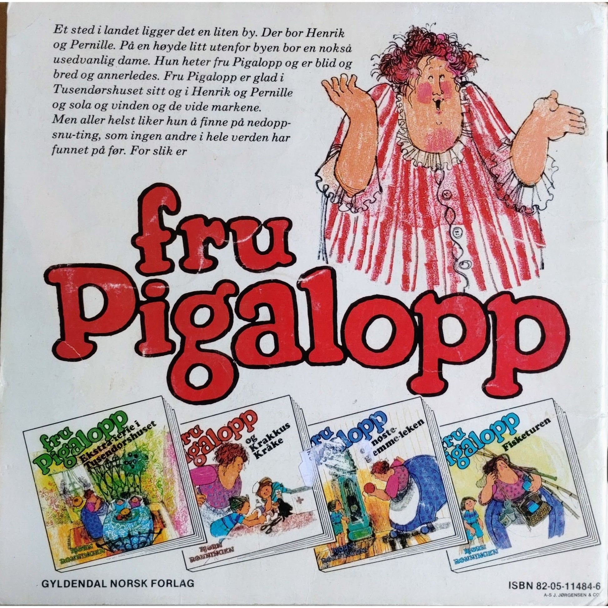 Fru Pigalopp og Krakkus Kråke - Brukte bøker av Bjørn Rønningen og Vivian Zahl Olsen