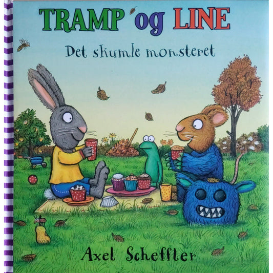 Tramp og Line - Det skumle monsteret. Brukte bøker av Axel Scheffler