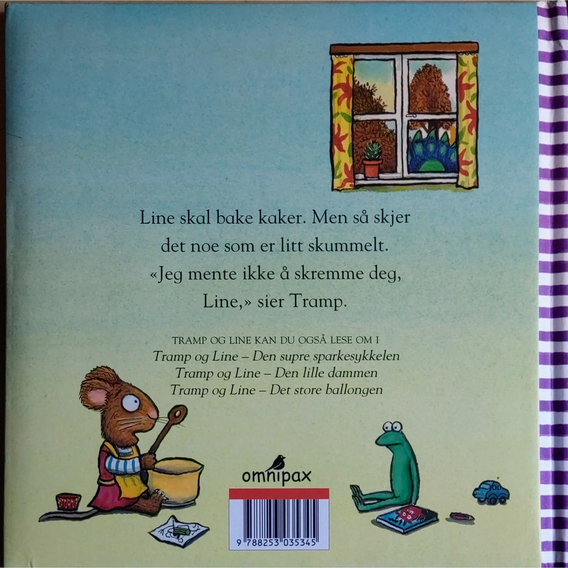 Tramp og Line - Det skumle monsteret. Brukte bøker av Axel Scheffler