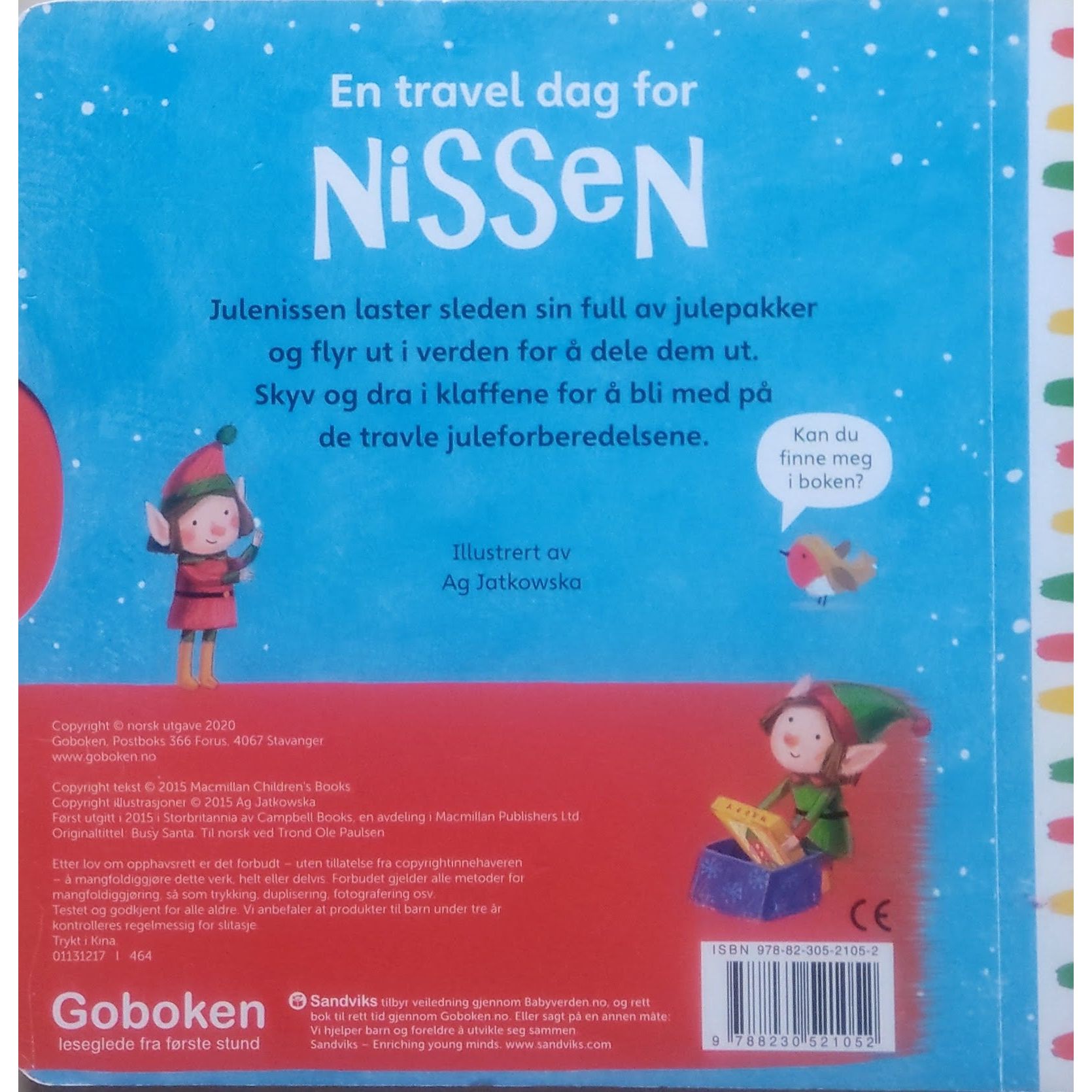 En travel dag for nissen Brukte bøker utgitt av Go'boken