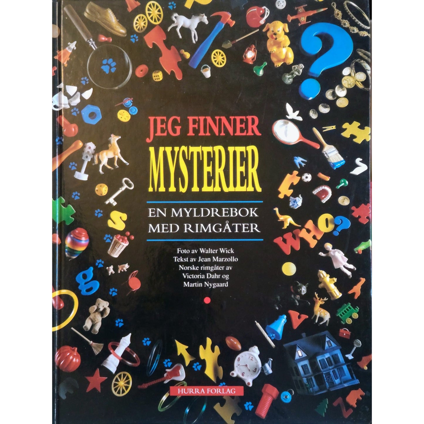 Jeg finner mysterier. En myldrebok med rimgåter. Brukte bøker. 