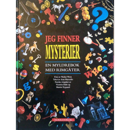 Jeg finner mysterier. En myldrebok med rimgåter. Brukte bøker. 