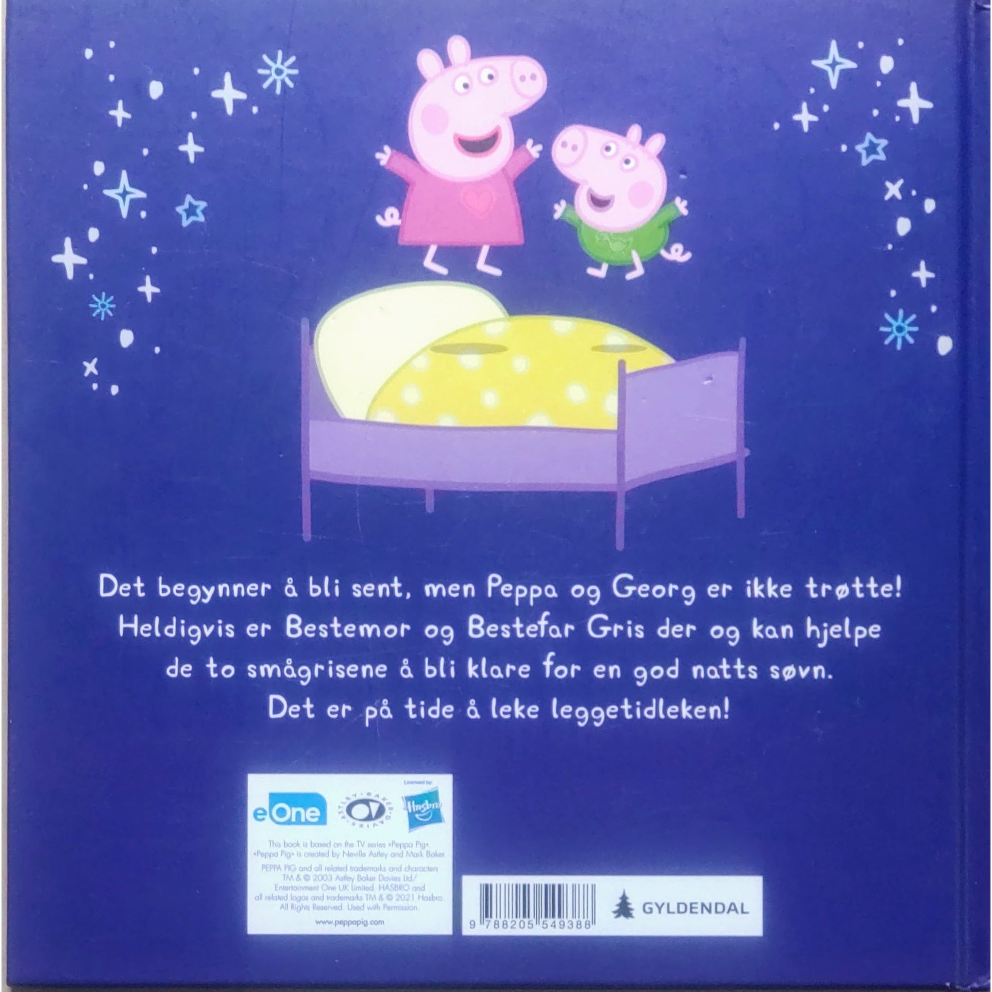 Peppa Pig - Peppa teller ned til leggetid, brukte bøker