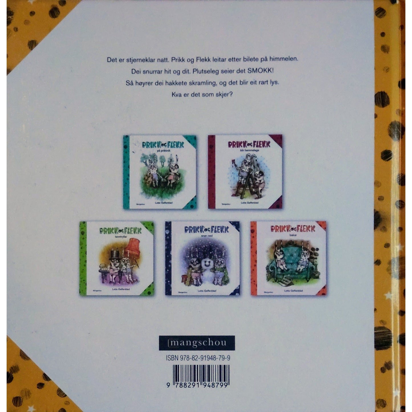 Prikk og Flekk ser stjerner - Brukte bøker av Lotta Greffenblad