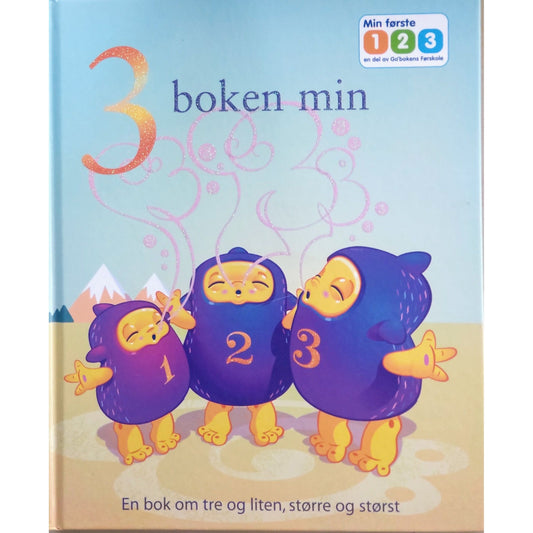Go'boken - 3-boken min. En bok om tre og liten, større og størst. Brukte bøker om tall 