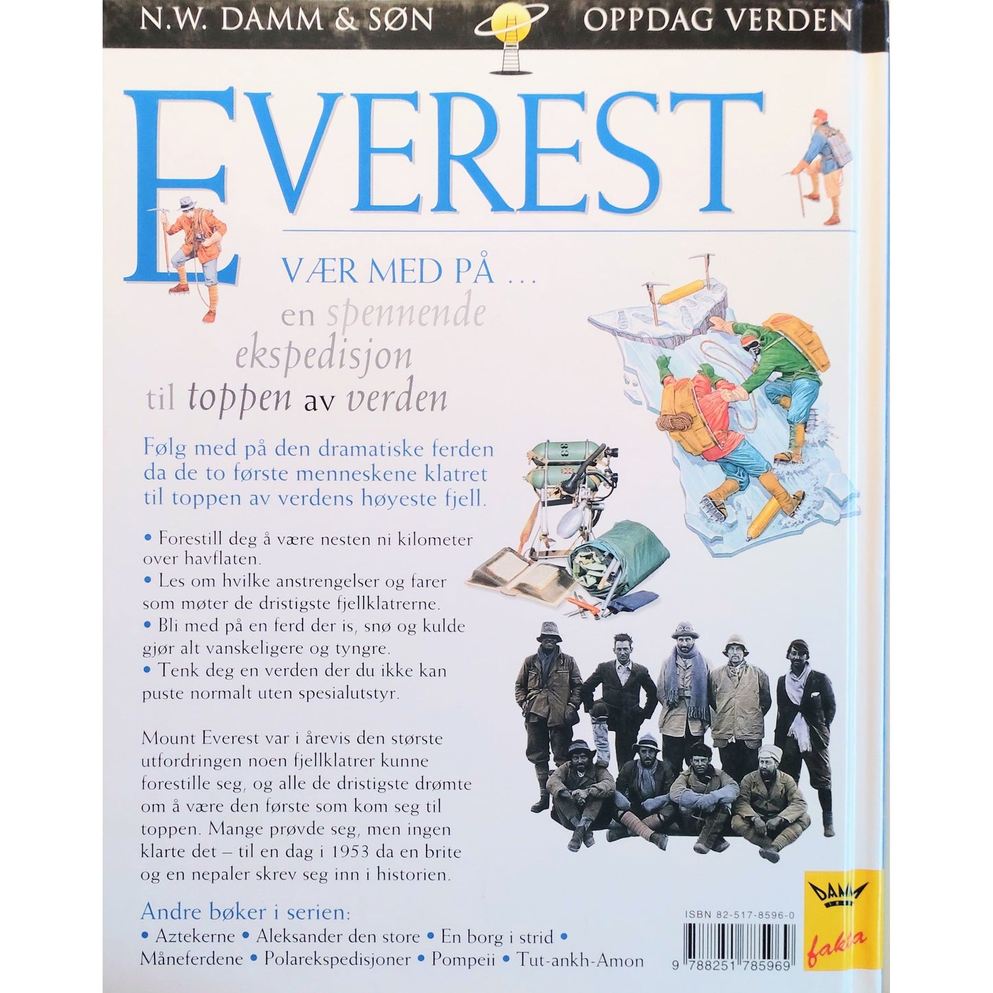 Everest. Til topps på verdens høyeste fjell, brukte bøker. Faktabøker