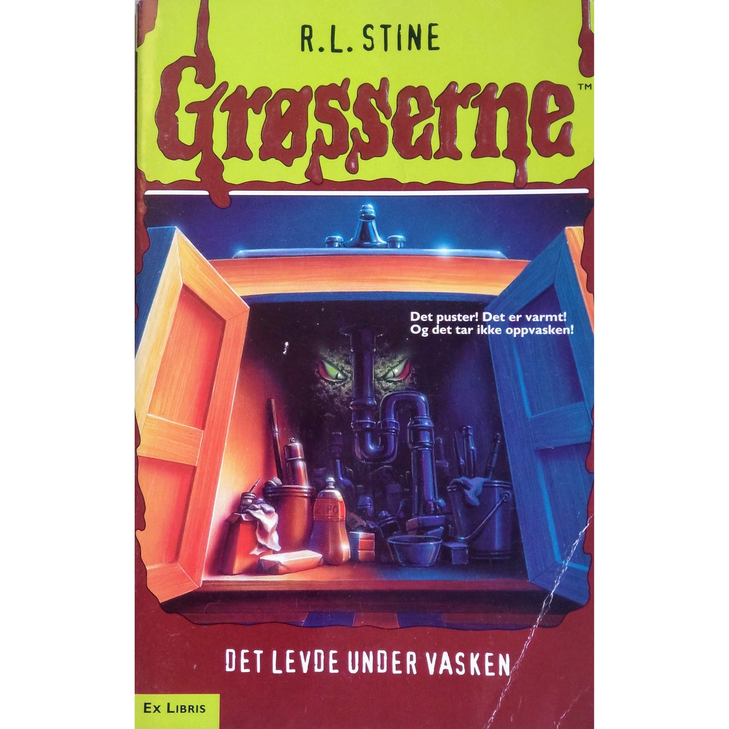 Grøsserne 30 - Det levde under vasken, Brukte bøker av R.L. Stine