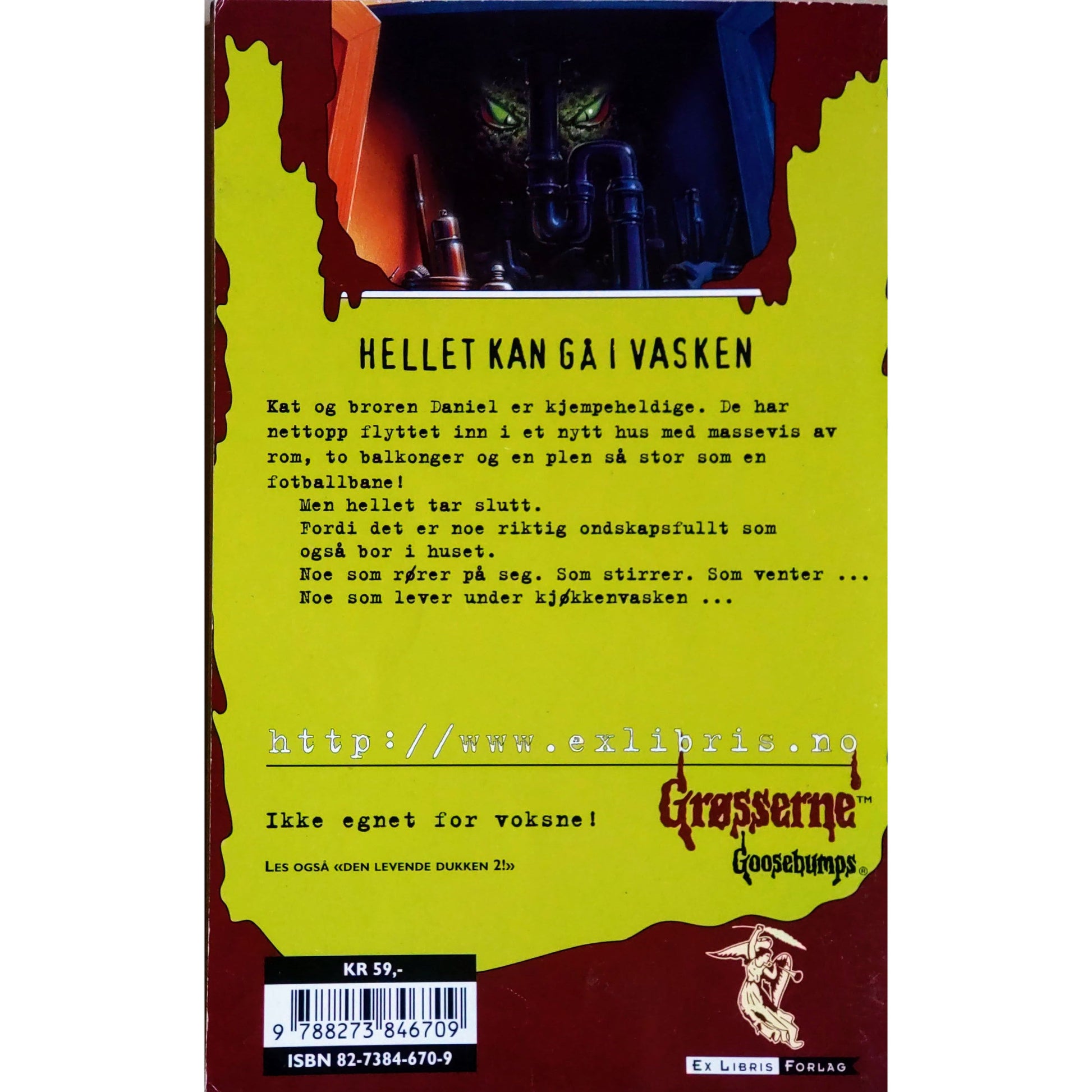 Grøsserne 30 - Det levde under vasken, Brukte bøker av R.L. Stine ...
