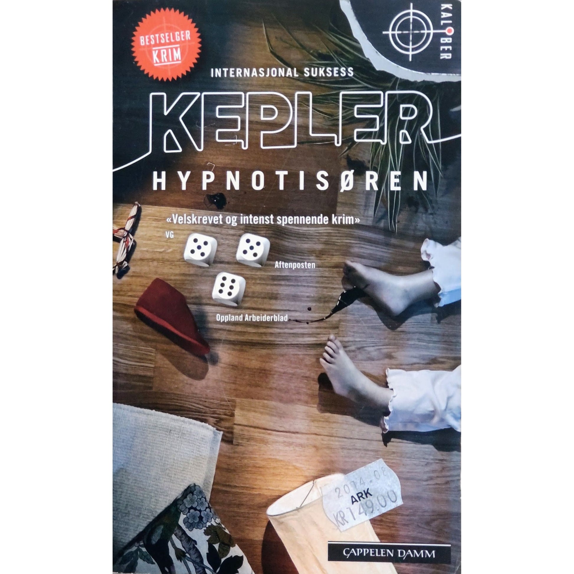 Joona Linna 1 - Hypnotisøren, Brukte bøker av Lars Kepler – Inventaret