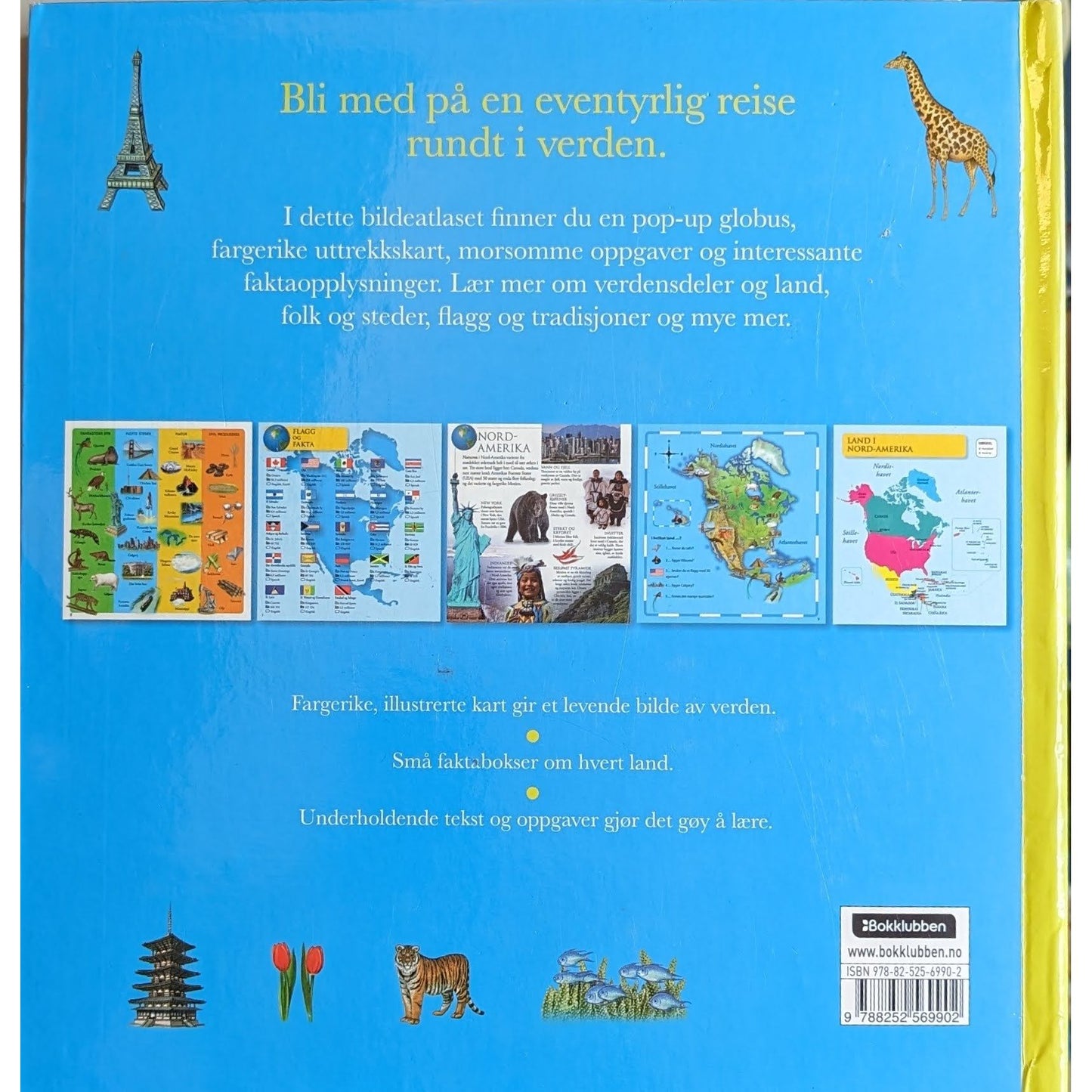 Barnas store popüp bildeatlas - brukte bøker fra Aschehoug