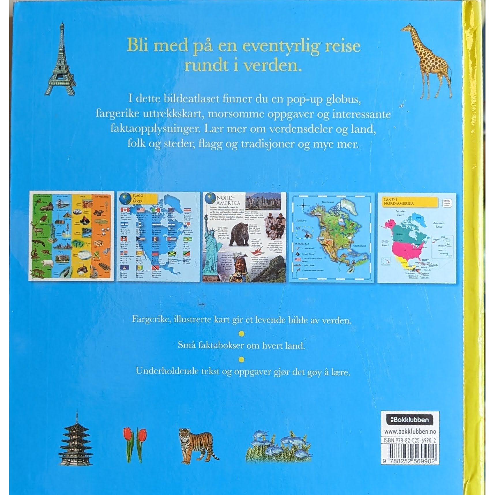 Barnas store popüp bildeatlas - brukte bøker fra Aschehoug