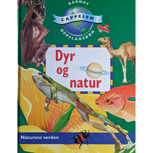 Dyr og natur- brukte bøker fra Cappelen, Barnas oppslagsbokserien