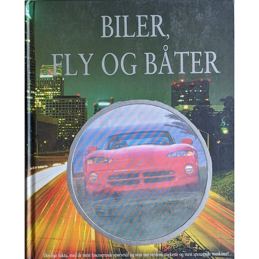 Biler, fly og båter - Brukte faktabøker fra Spektrum forlag