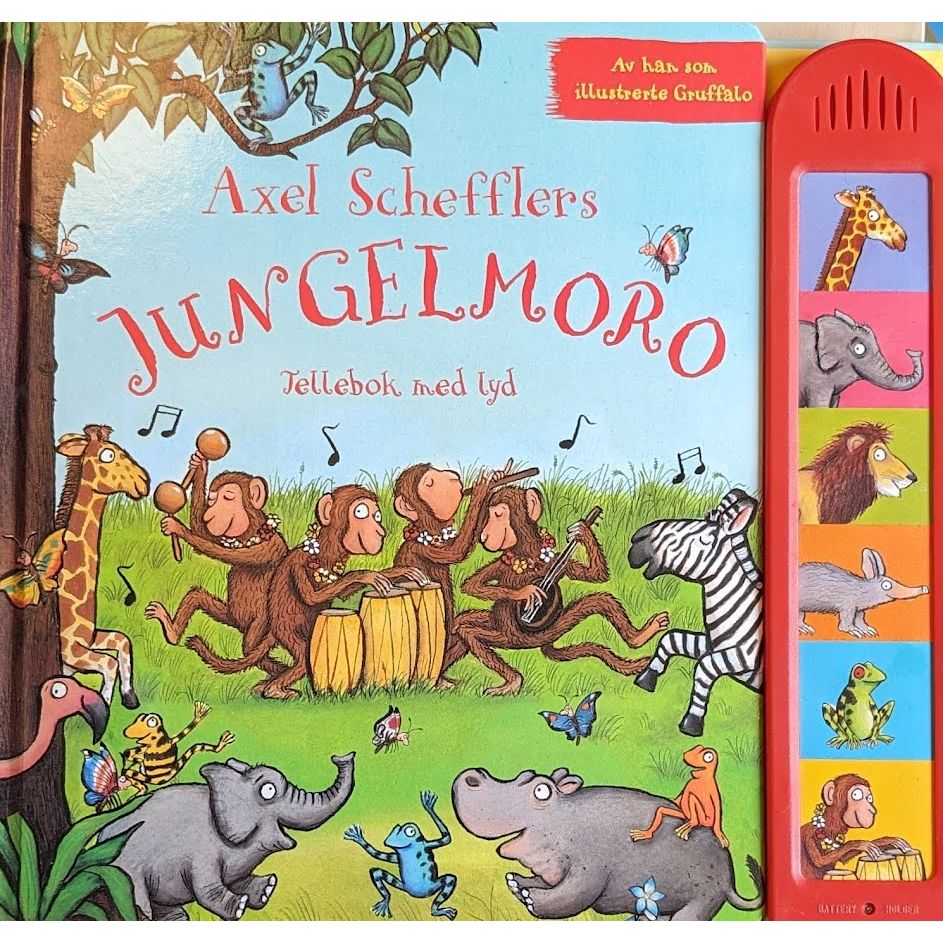 Axel Schefflers Jungelmoro. Brukte bøker