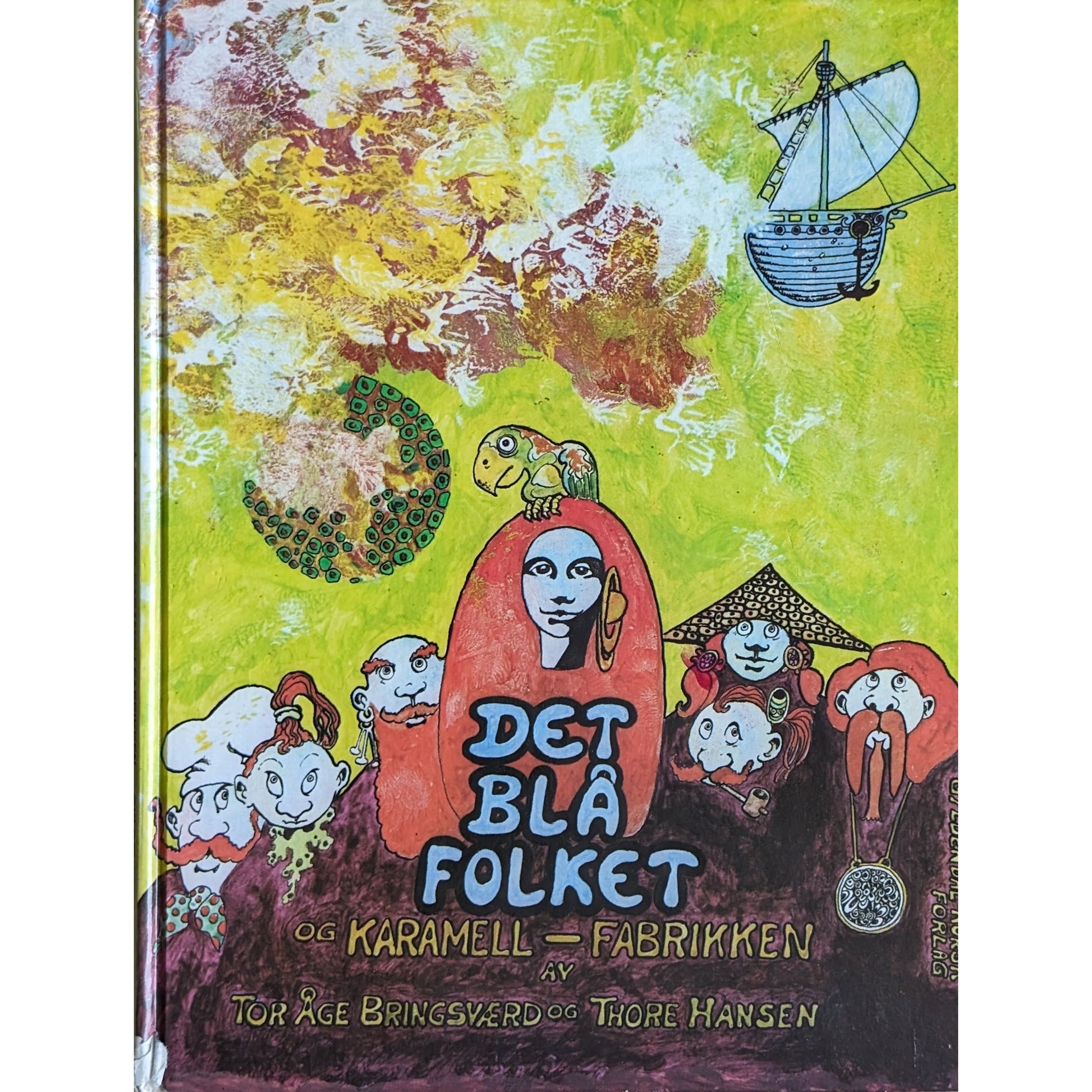 Det blå folket og karamell-fabrikken - Brukte barnebøker av Tor Åge Bringsværd og Thore Hansen