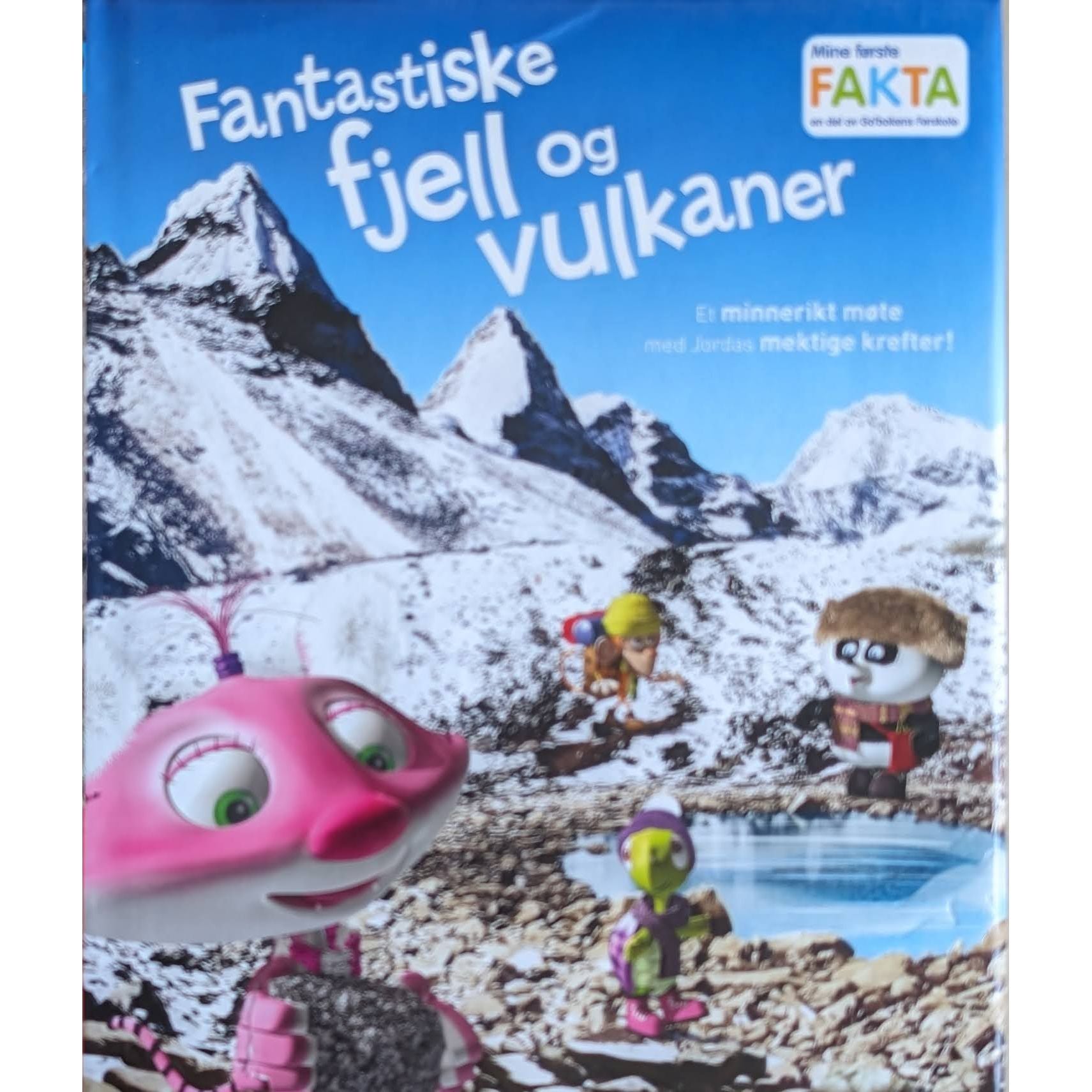 Fantastiske fjell og vulkaner, brukte bøker i Mine første fakta-serien