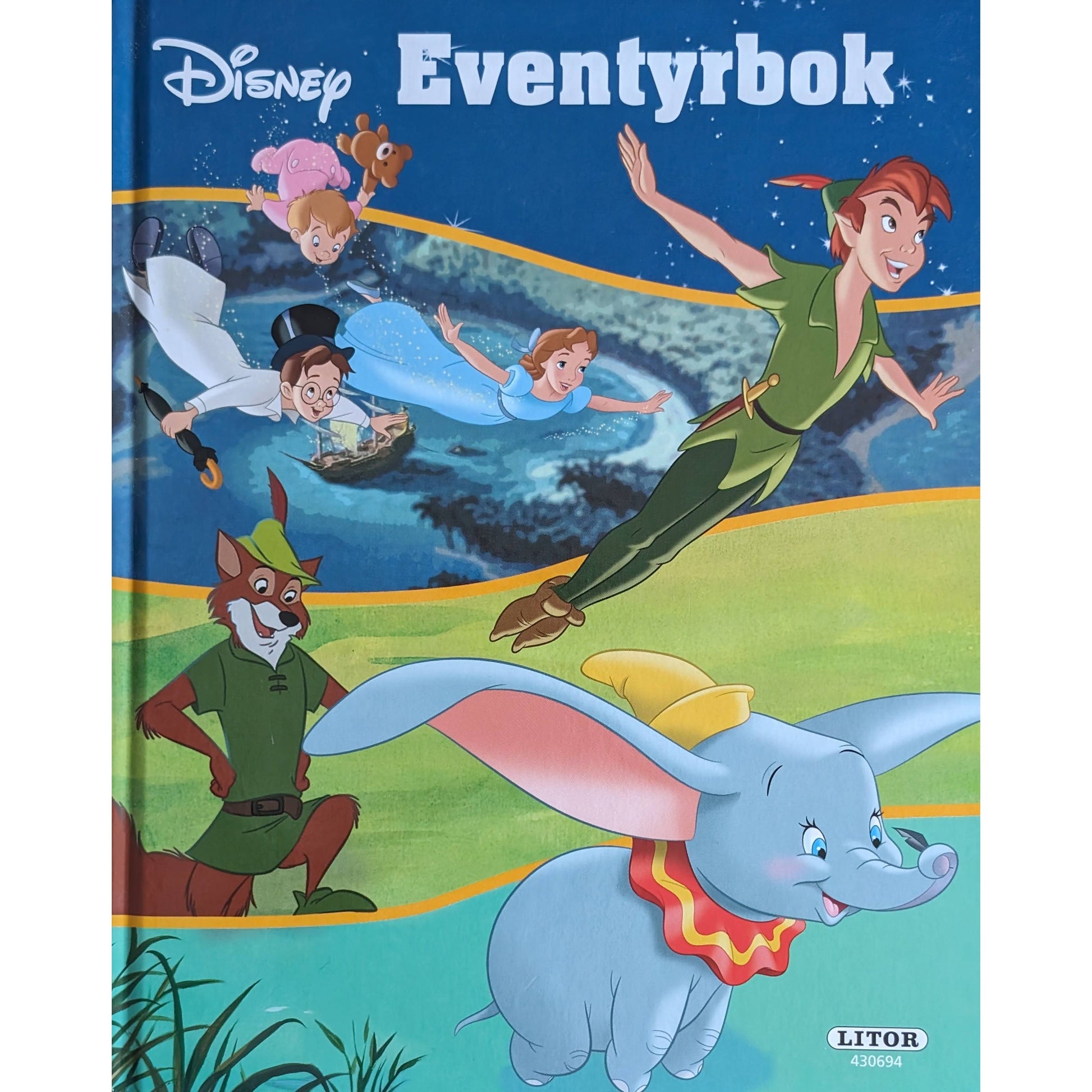 Eventyrbok (Dumbo, Peter Pan, Robin Hood) - Brukte bøker fra Disney