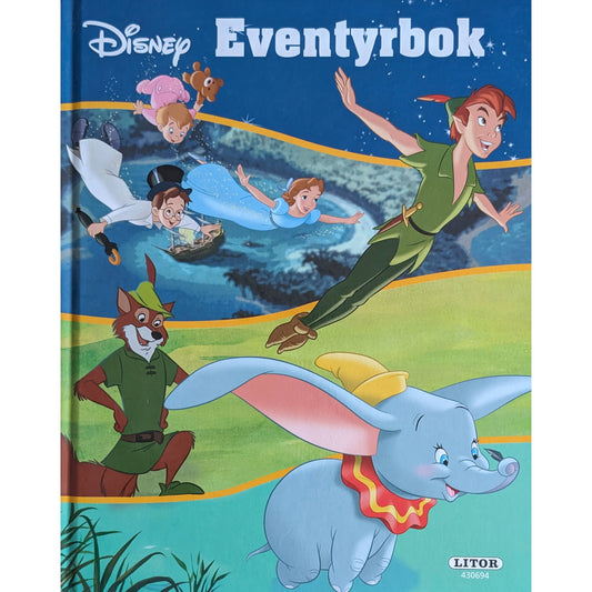Eventyrbok (Dumbo, Peter Pan, Robin Hood) - Brukte bøker fra Disney