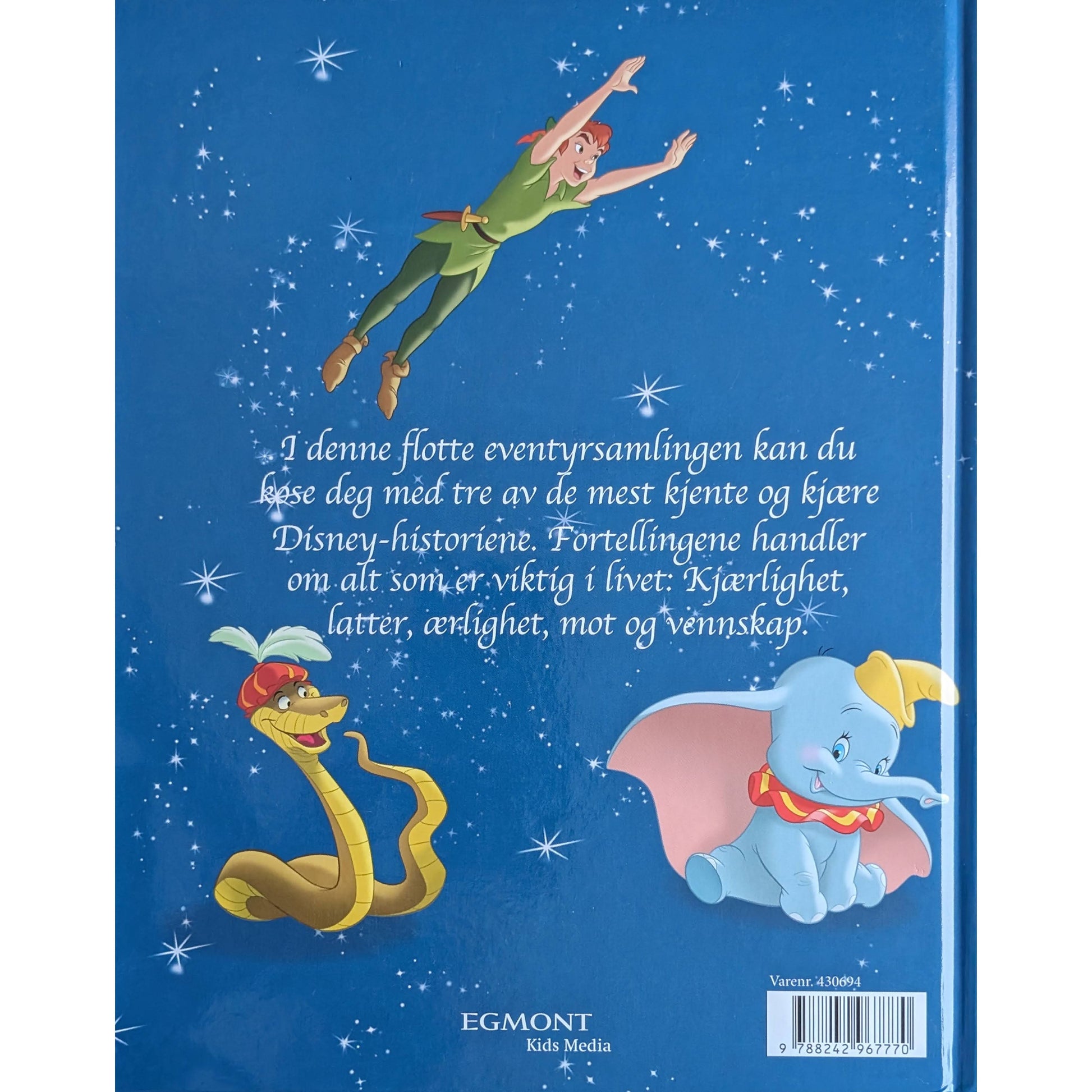 Eventyrbok (Dumbo, Peter Pan, Robin Hood) - Brukte bøker fra Disney