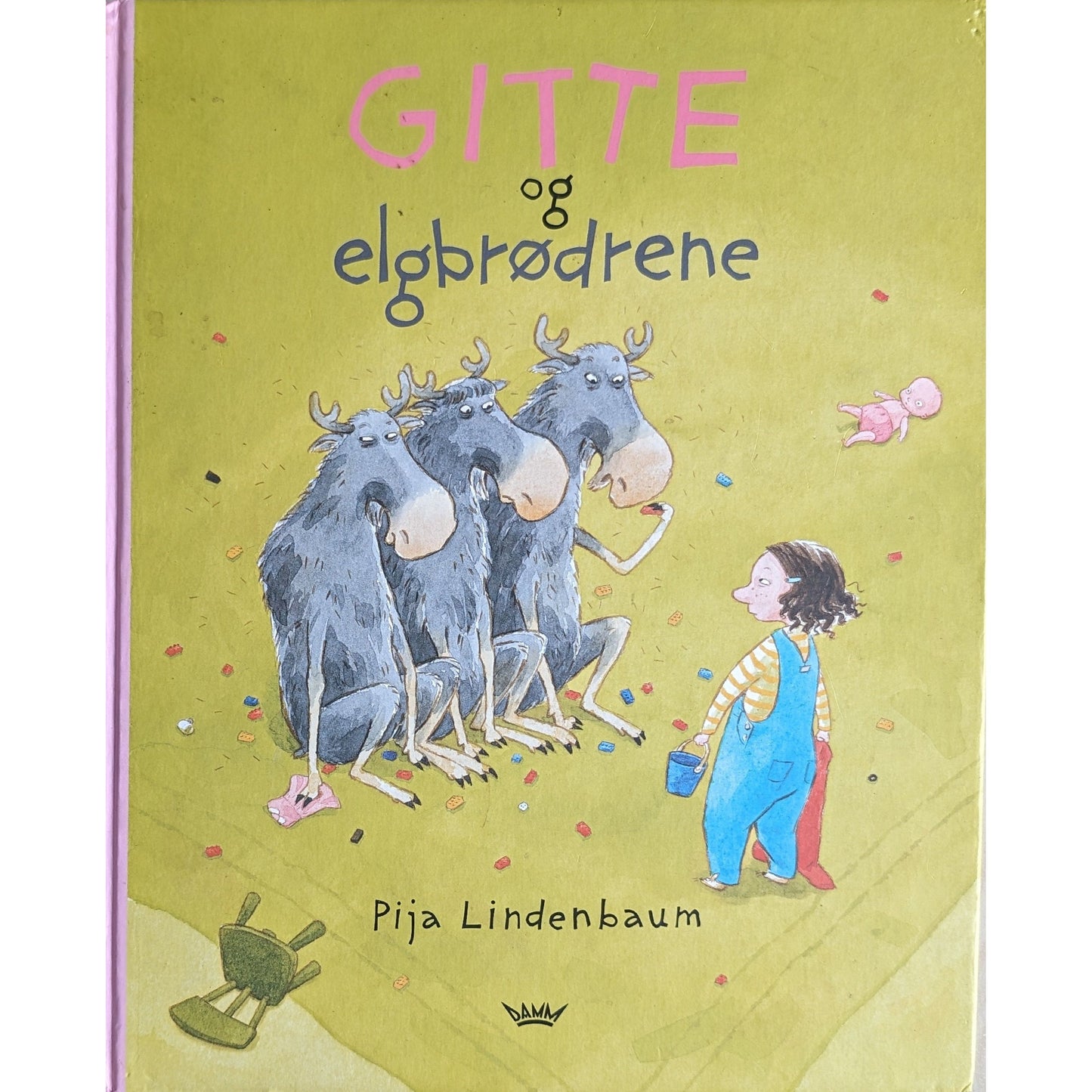 Gitte og elgbrødrene. Brukte barnebøker av Pija Lindenbaum