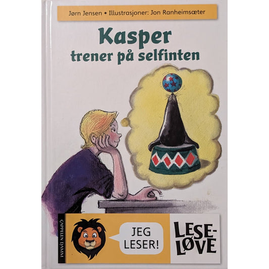 Kasper trener på selfinten, brukte bøker av Jørn Jensen. Leseløve