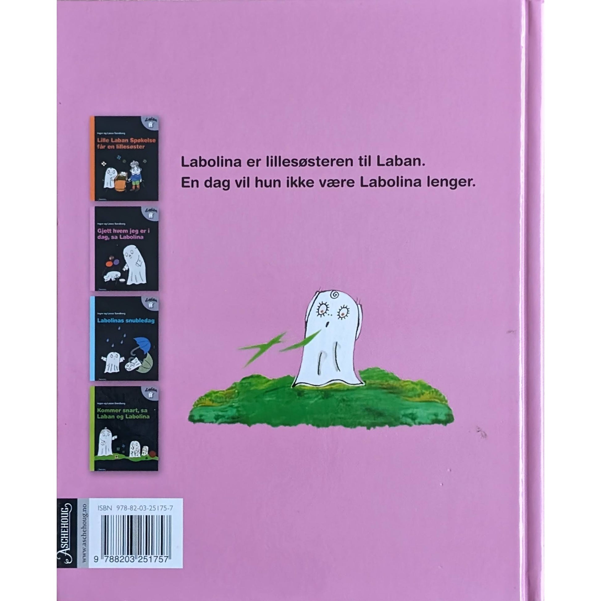Gjett hvem jeg er i dag, sa Labolina. Brukte bøker av Inger og Lasse Sandberg
