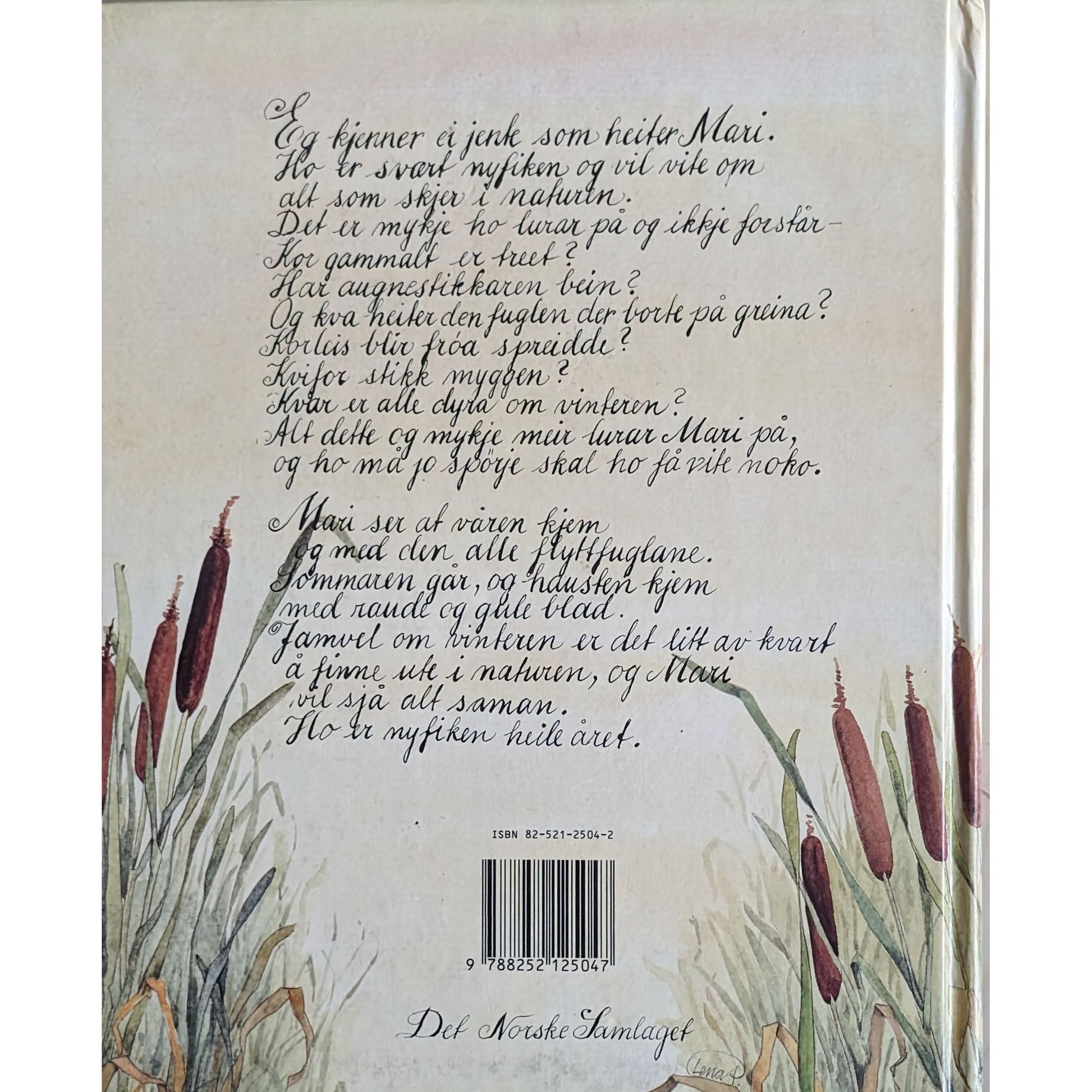 Mari ser på naturen, brukte bøker av Lena Anderson og Ulf Svedberg