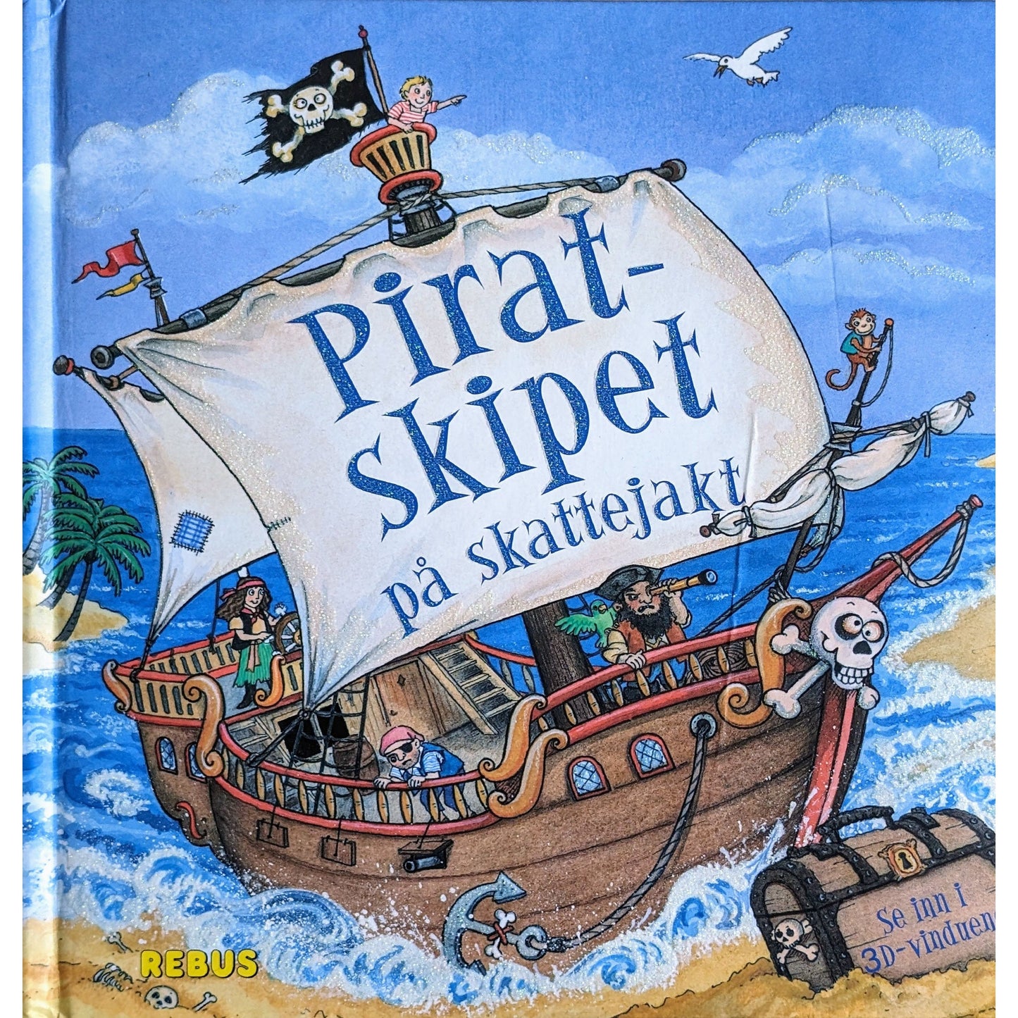 Piratskipet på skattejakt, et sprettopp-eventyr, brukte bøker av Nicola Baxter