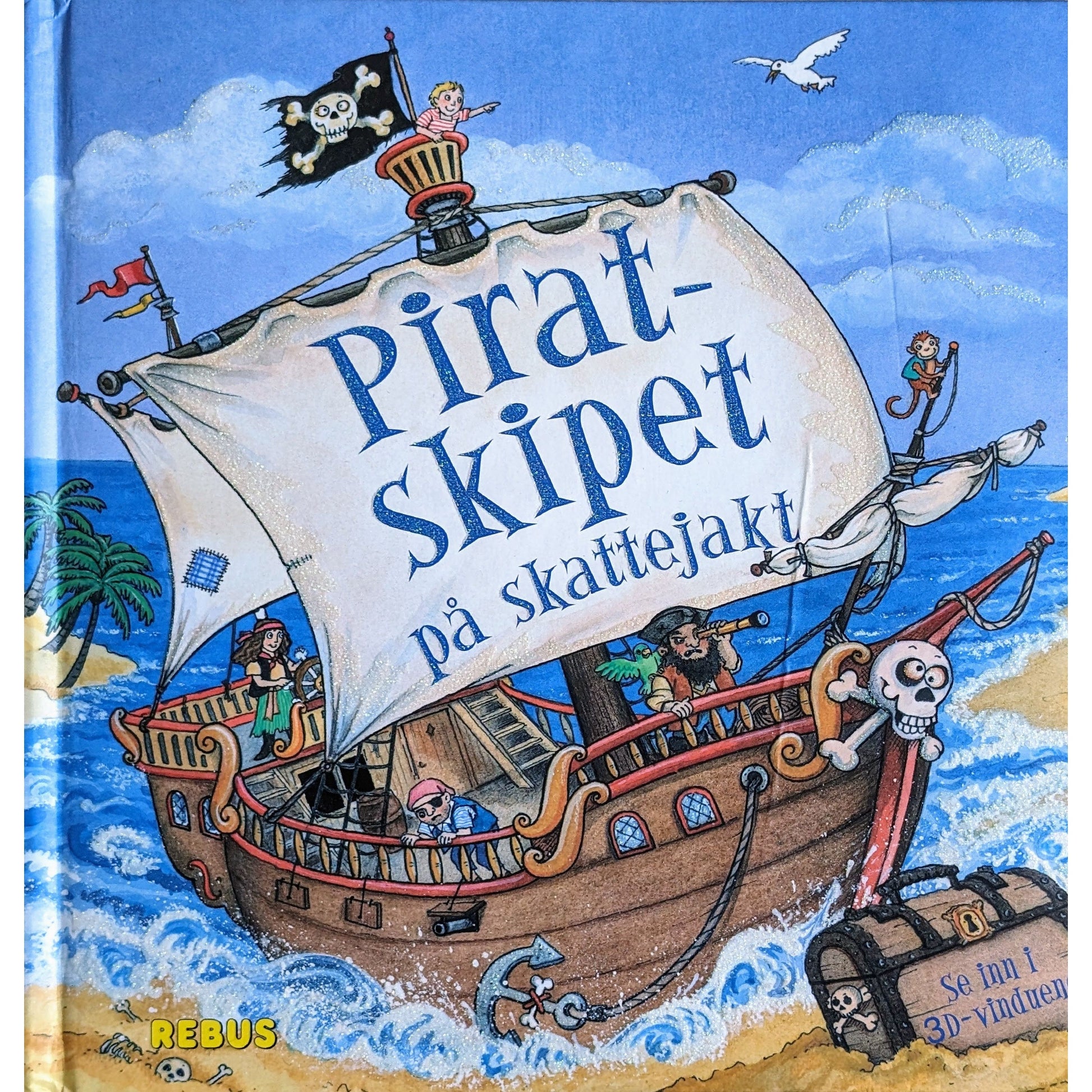 Piratskipet på skattejakt, et sprettopp-eventyr, brukte bøker av Nicola Baxter