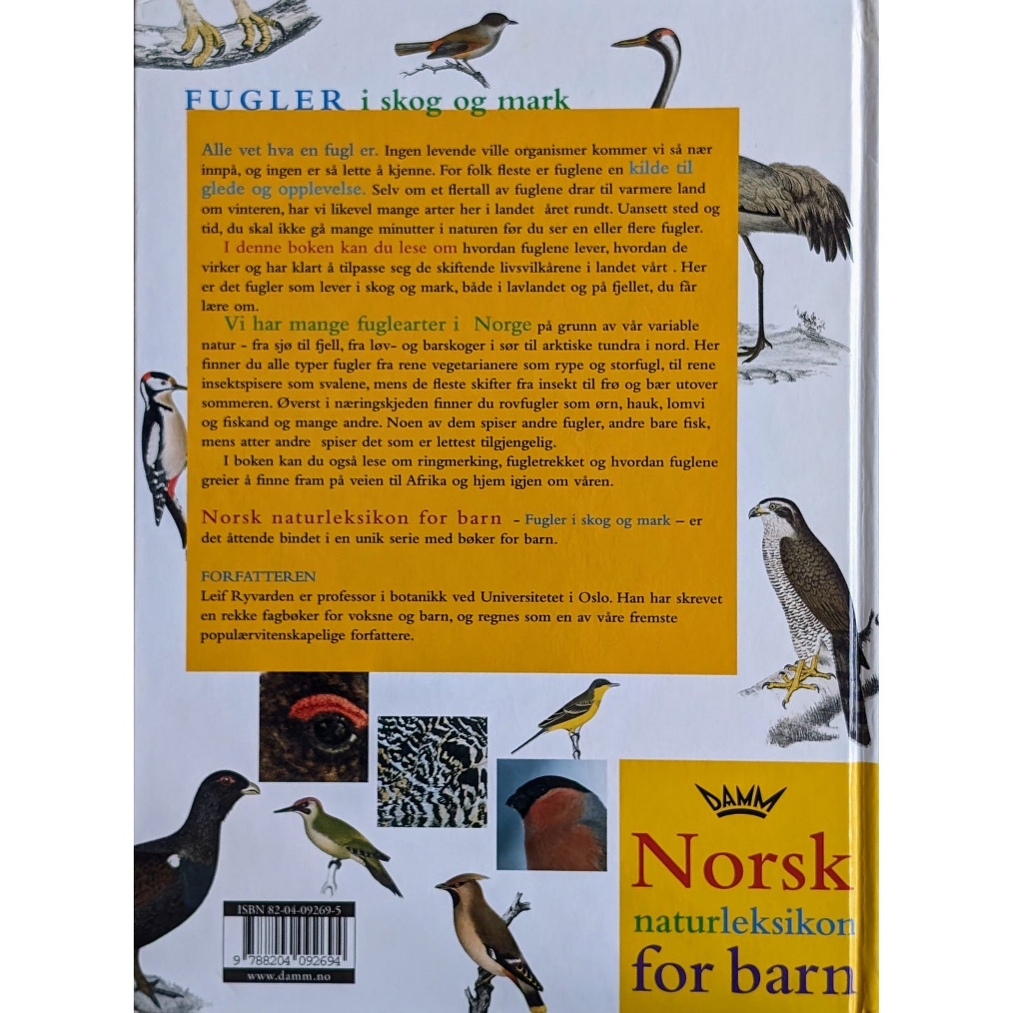 Fugler i skog og mark, brukte bøker av Leif Ryvarden