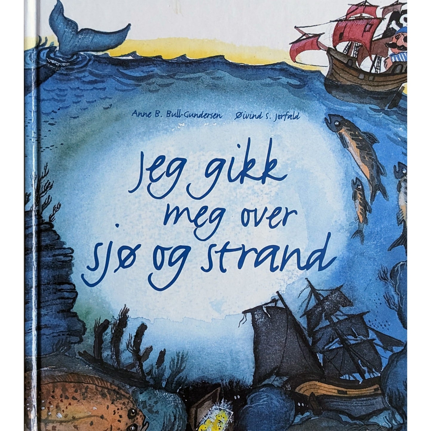 Jeg gikk meg over sjø og strand, brukte bøker av Anne. B. Bull-Gundersen