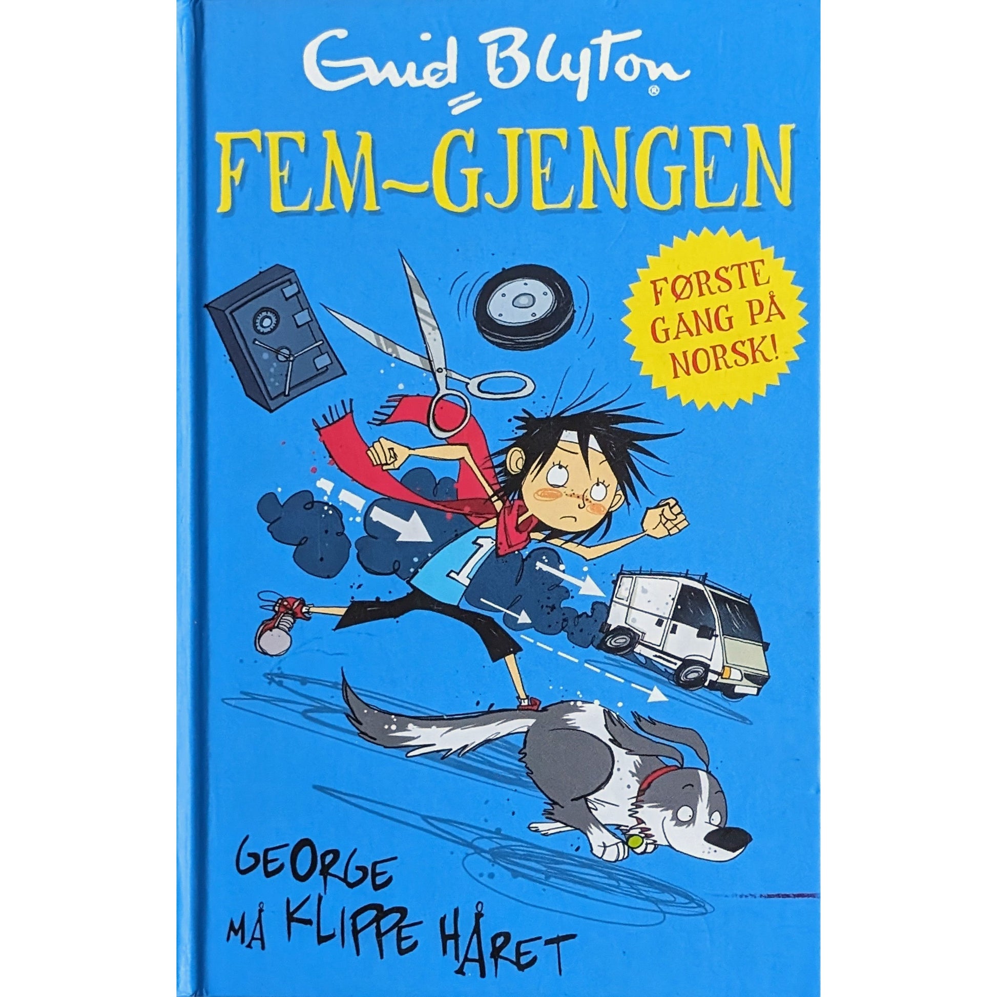Fem-gjengen - Georg må klippe håret, brukte bøker av Enid Blyton