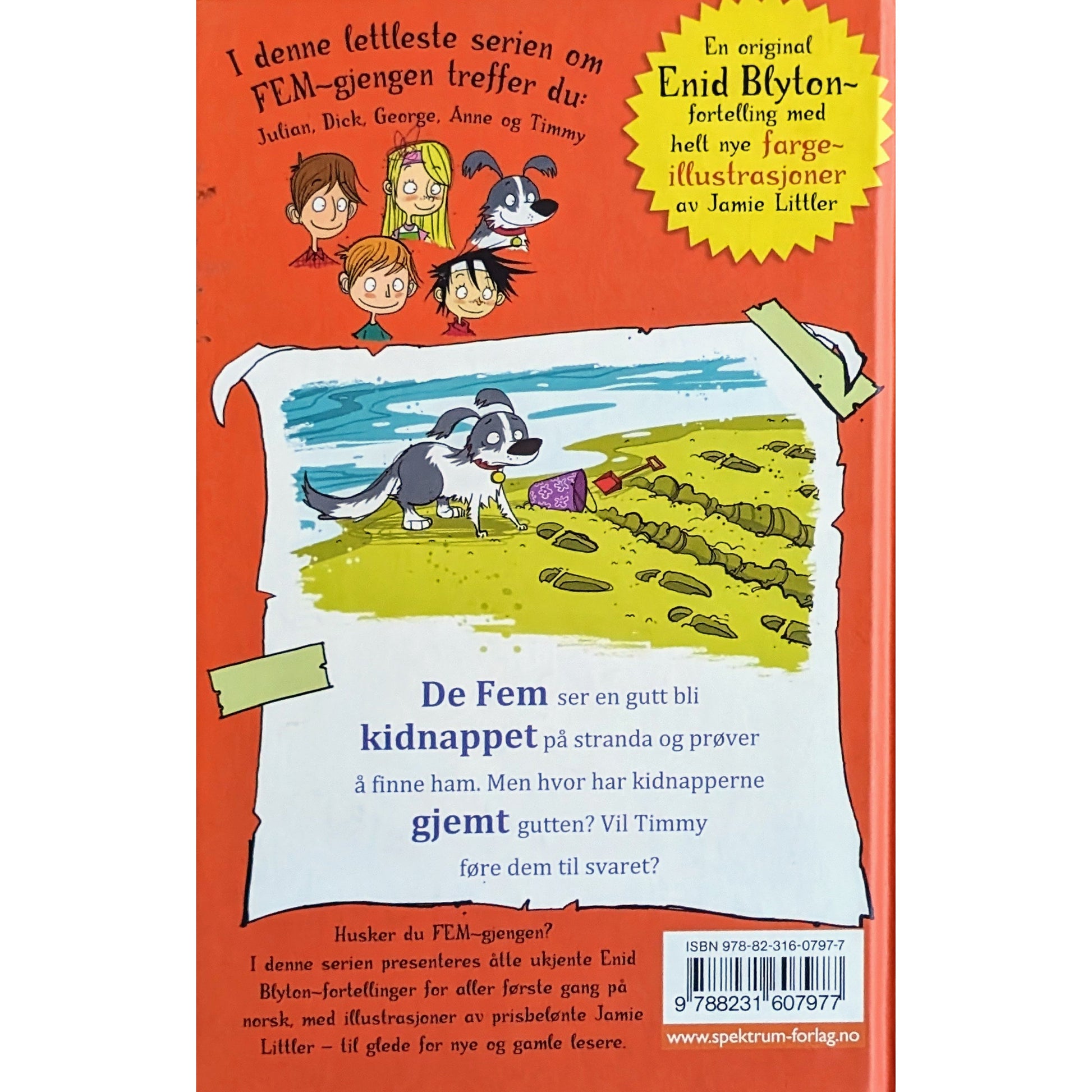 Fem-gjengen - Gode gamle Timmy, brukte bøker av Enid Blyton