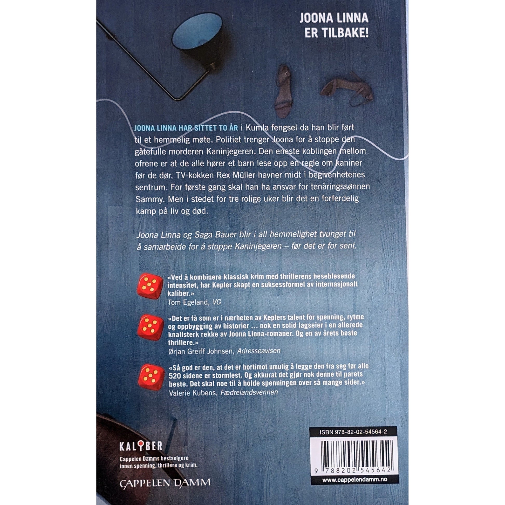 Joona Linna 6 - Kaninjegeren, Brukte bøker av Lars Kepler