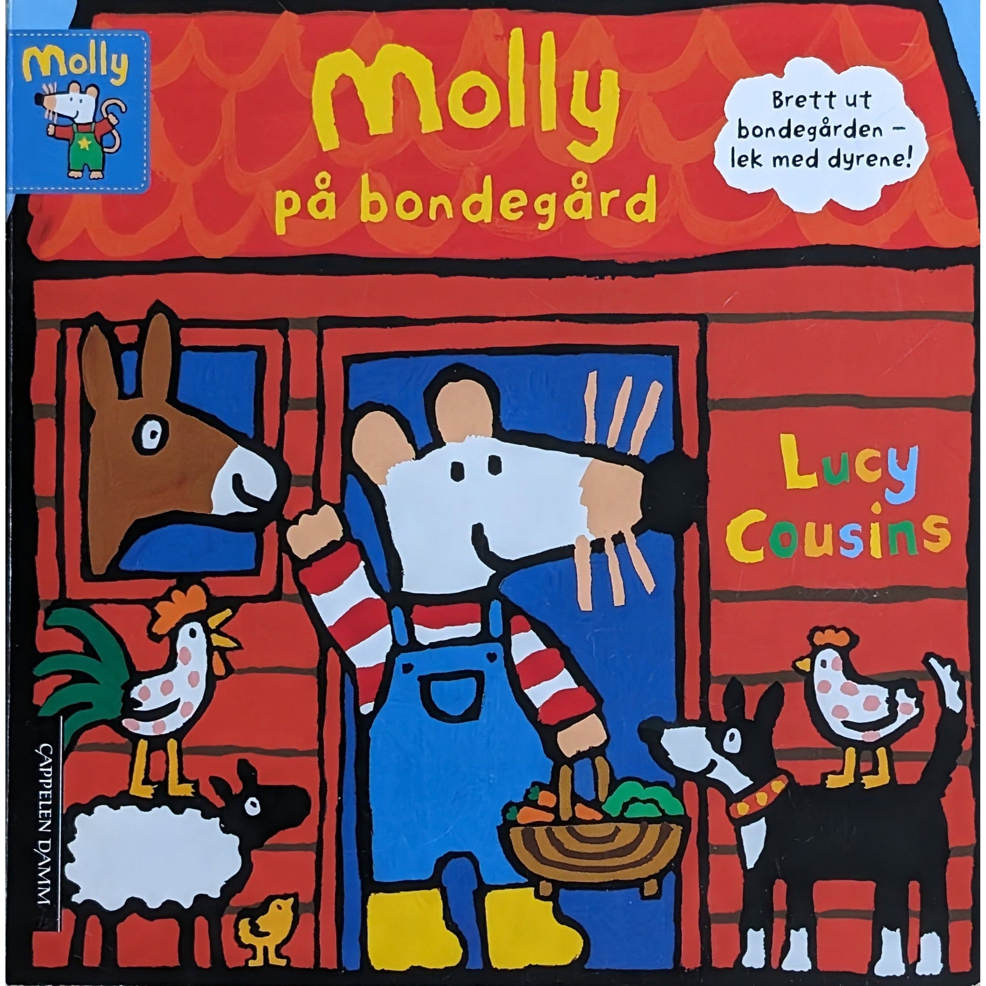 Molly på bondegård, brukte bøker av Lucy Cousins