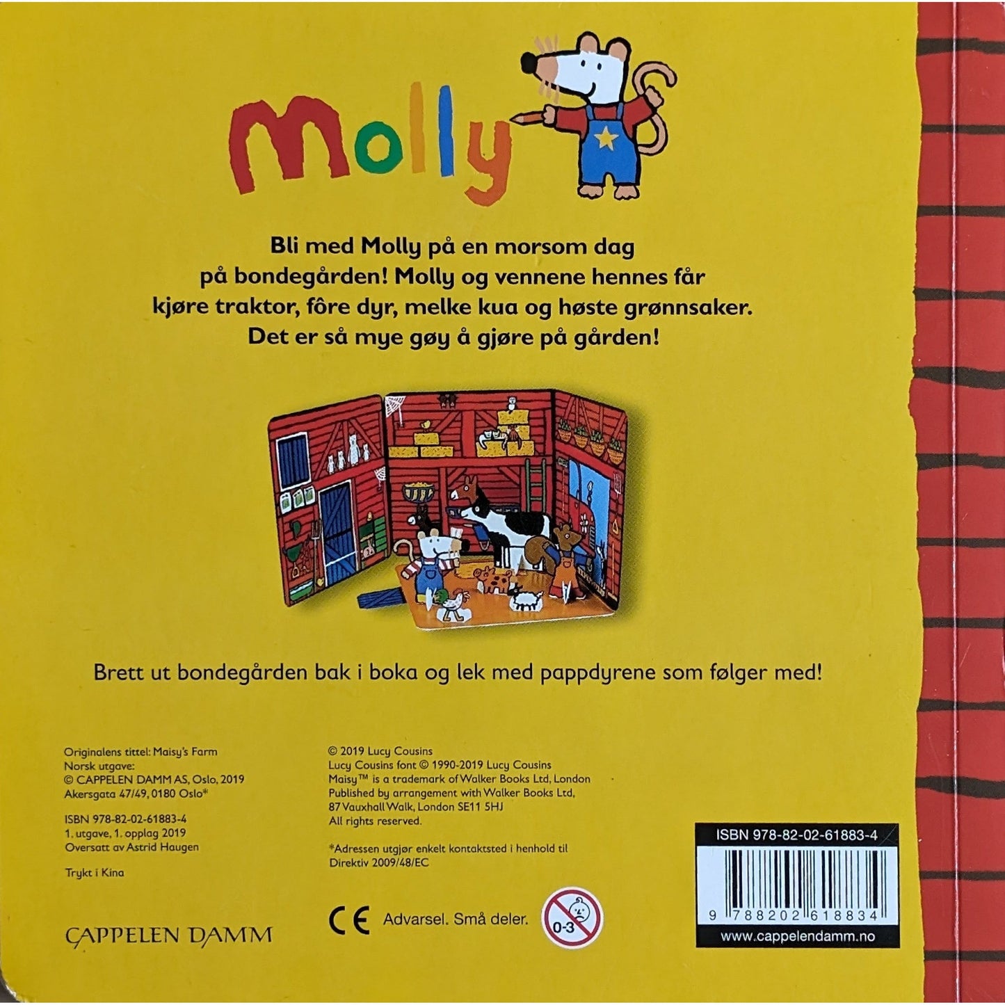 Molly på bondegård, brukte bøker av Lucy Cousins