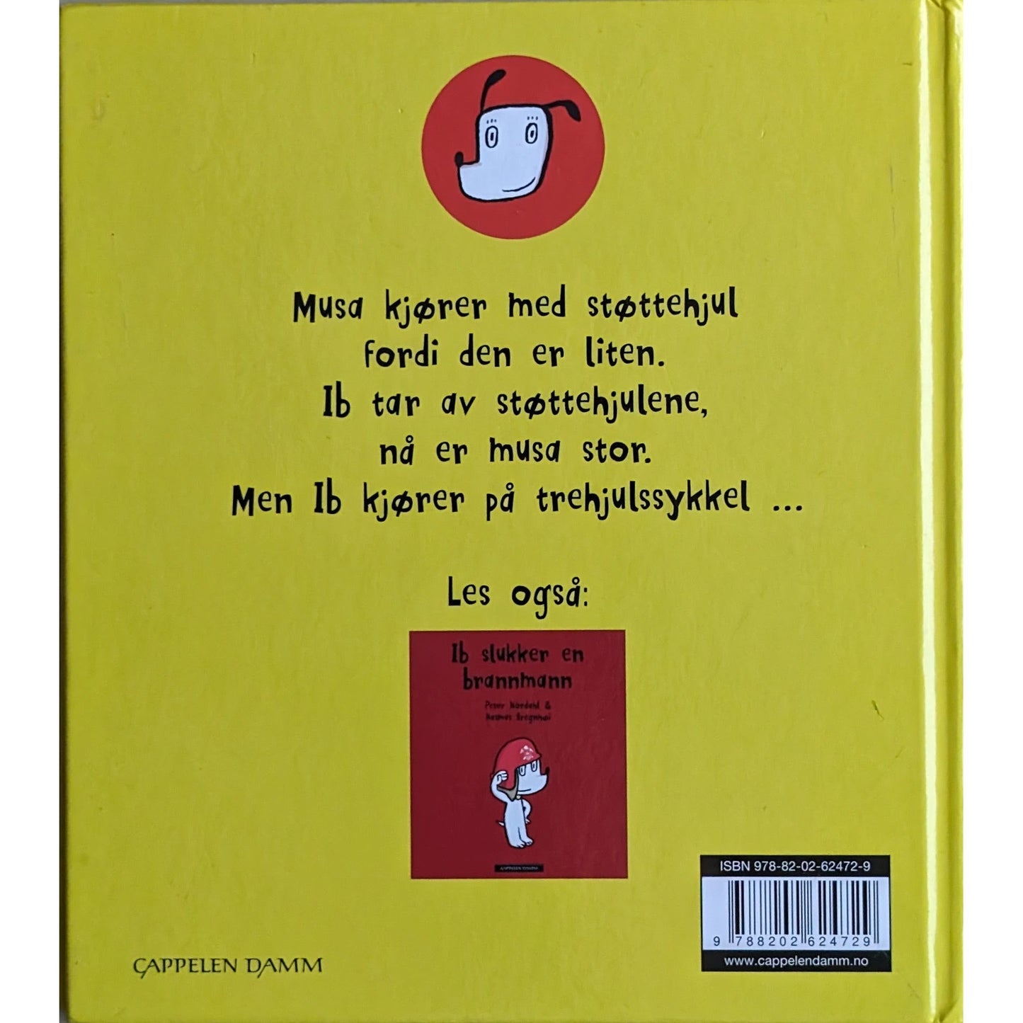 Ib tar av støttehjulene. Brukte bøker av Peter Nordahl