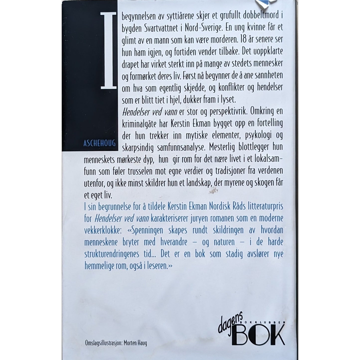 Hendelser ved vann, brukte bøker av Kerstin Ekman