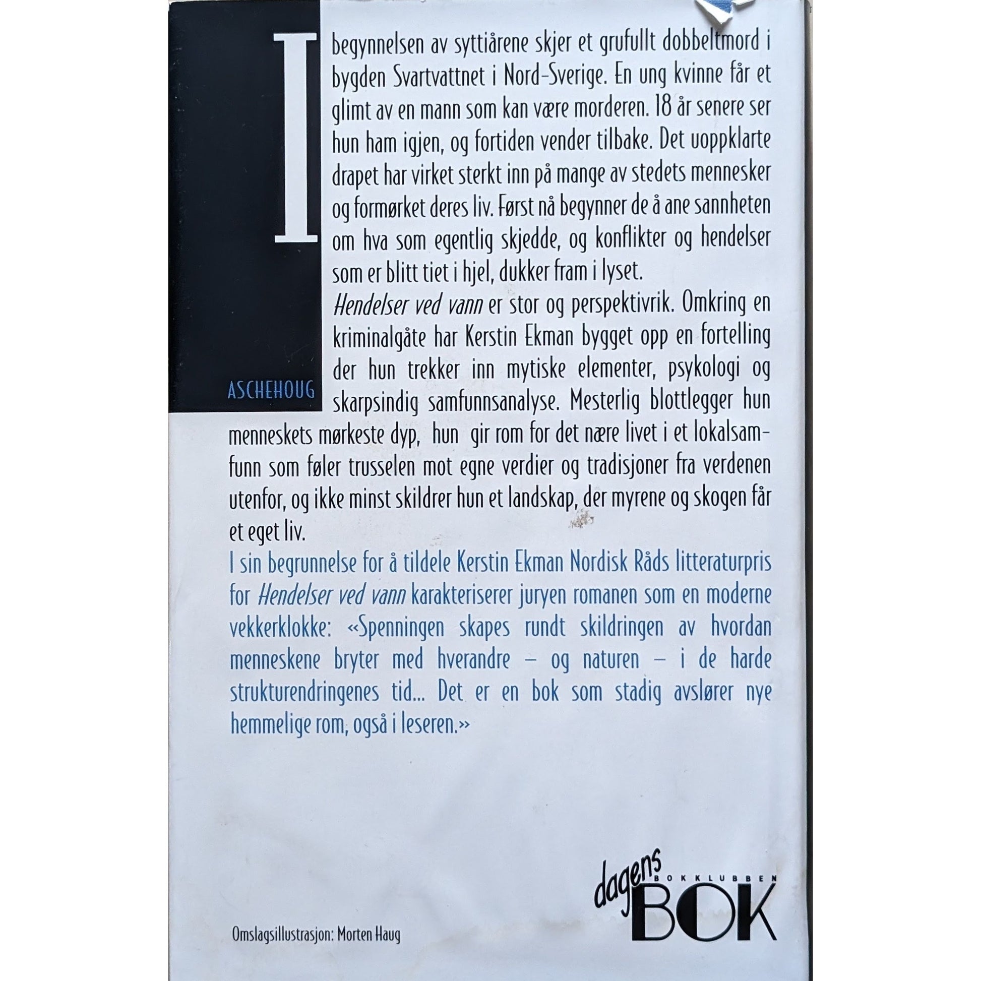 Hendelser ved vann, brukte bøker av Kerstin Ekman