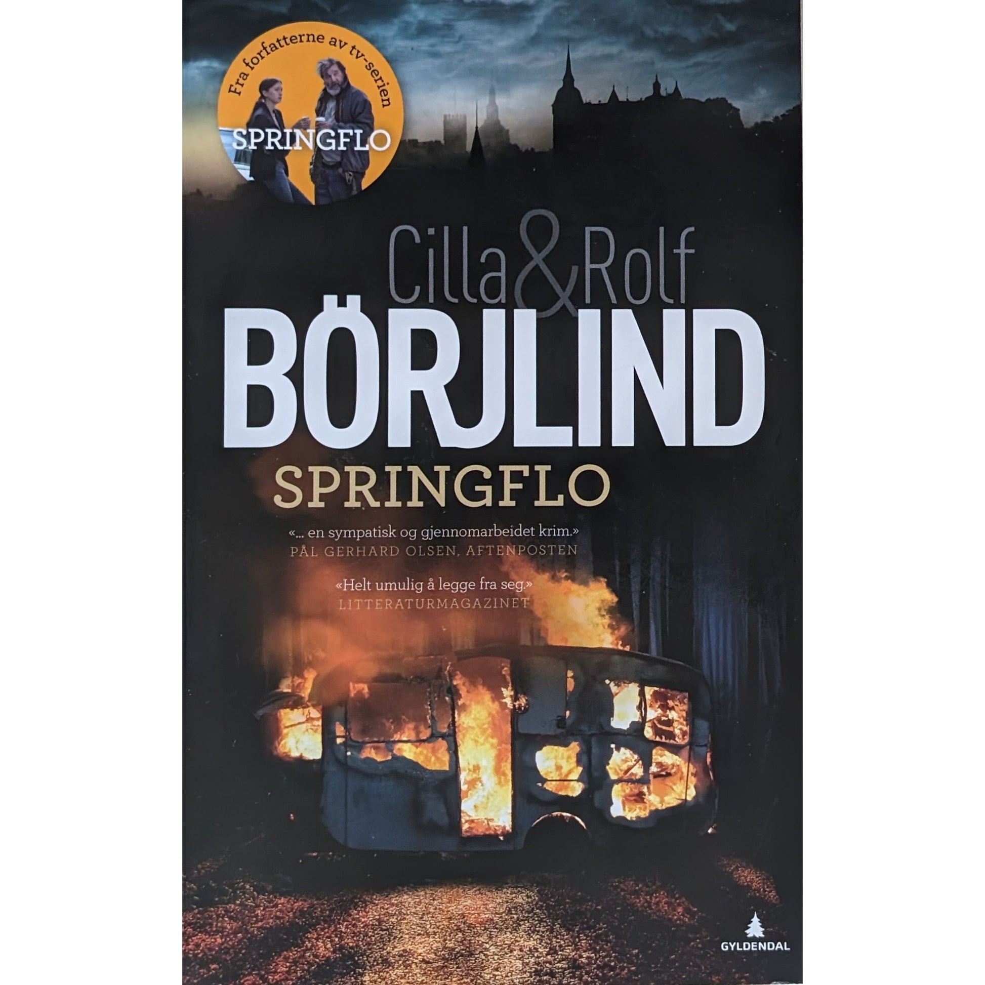 Olivia Rönning og Tom Stilton 1 - Springflo, brukte bøker av Cilla & Rolf Börjlind