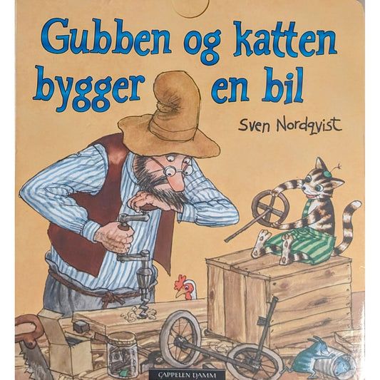 Gubben og Katten bygger en bil, brukte bøker av Sven Nordqvist