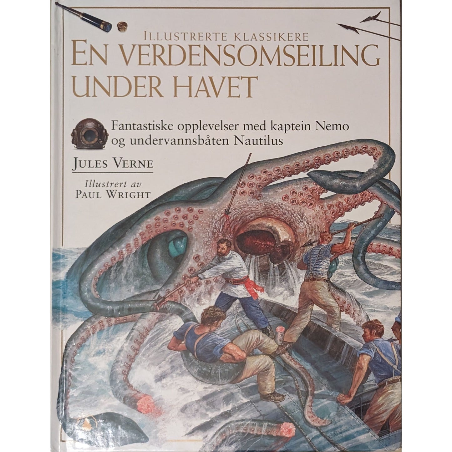 En verdensomseiling under havet, brukte bøker av Jules Verne