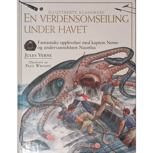 En verdensomseiling under havet, brukte bøker av Jules Verne