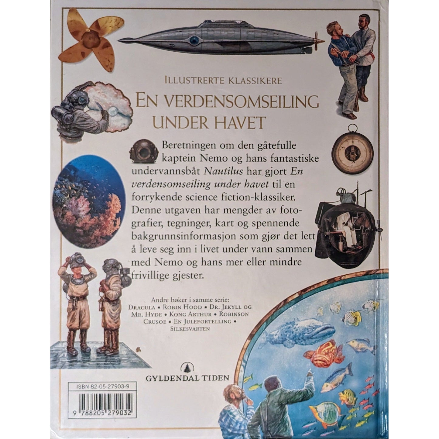 En verdensomseiling under havet, brukte bøker av Jules Verne