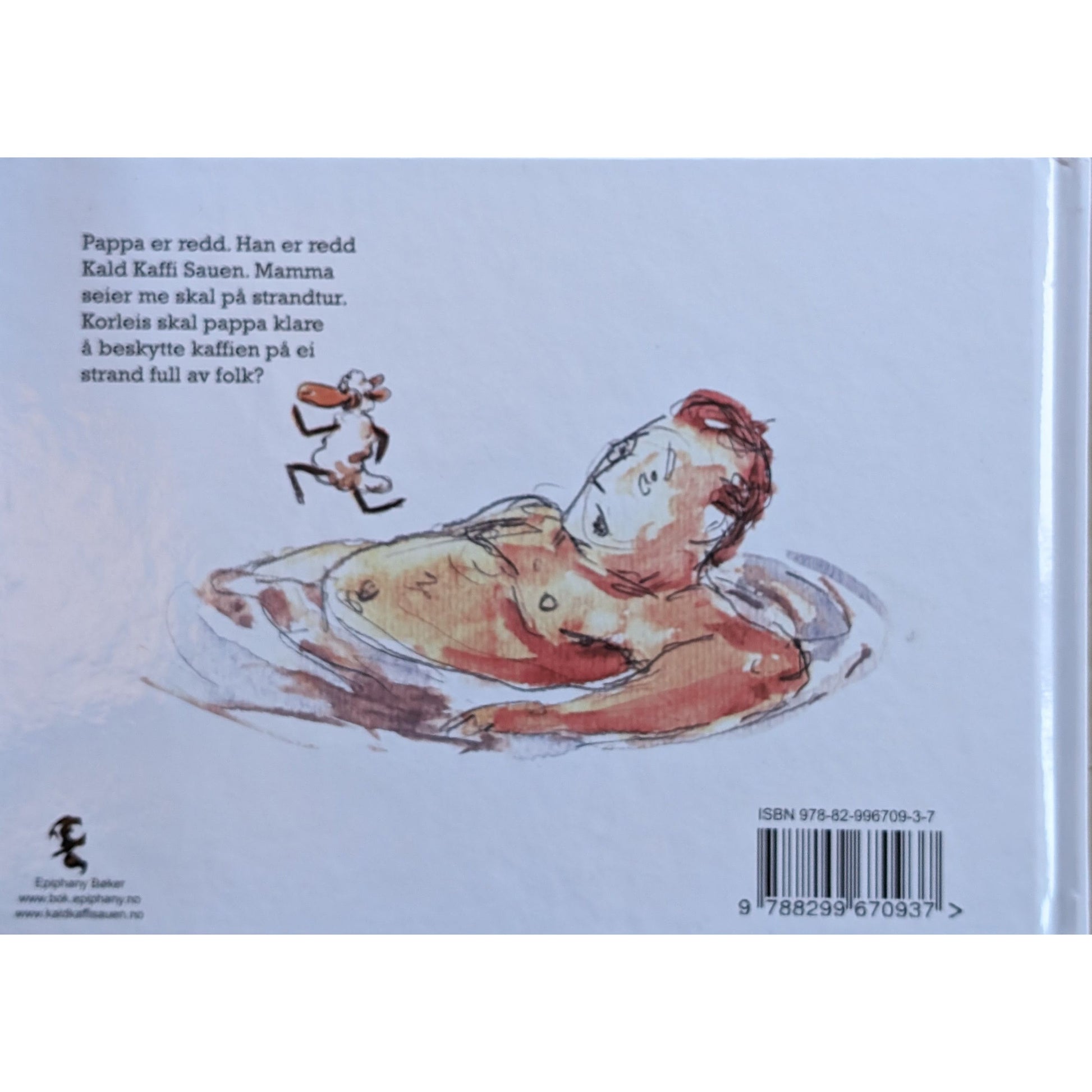 Kald kaffi sauen på stranda, brukte bøker av Vidar Bratlund-Mæland