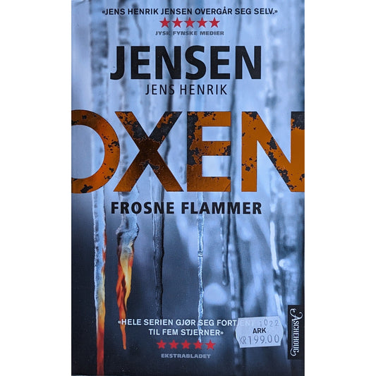 Frosne flammer, Oxen 3, brukte bøker av Jens Henrik Jensen