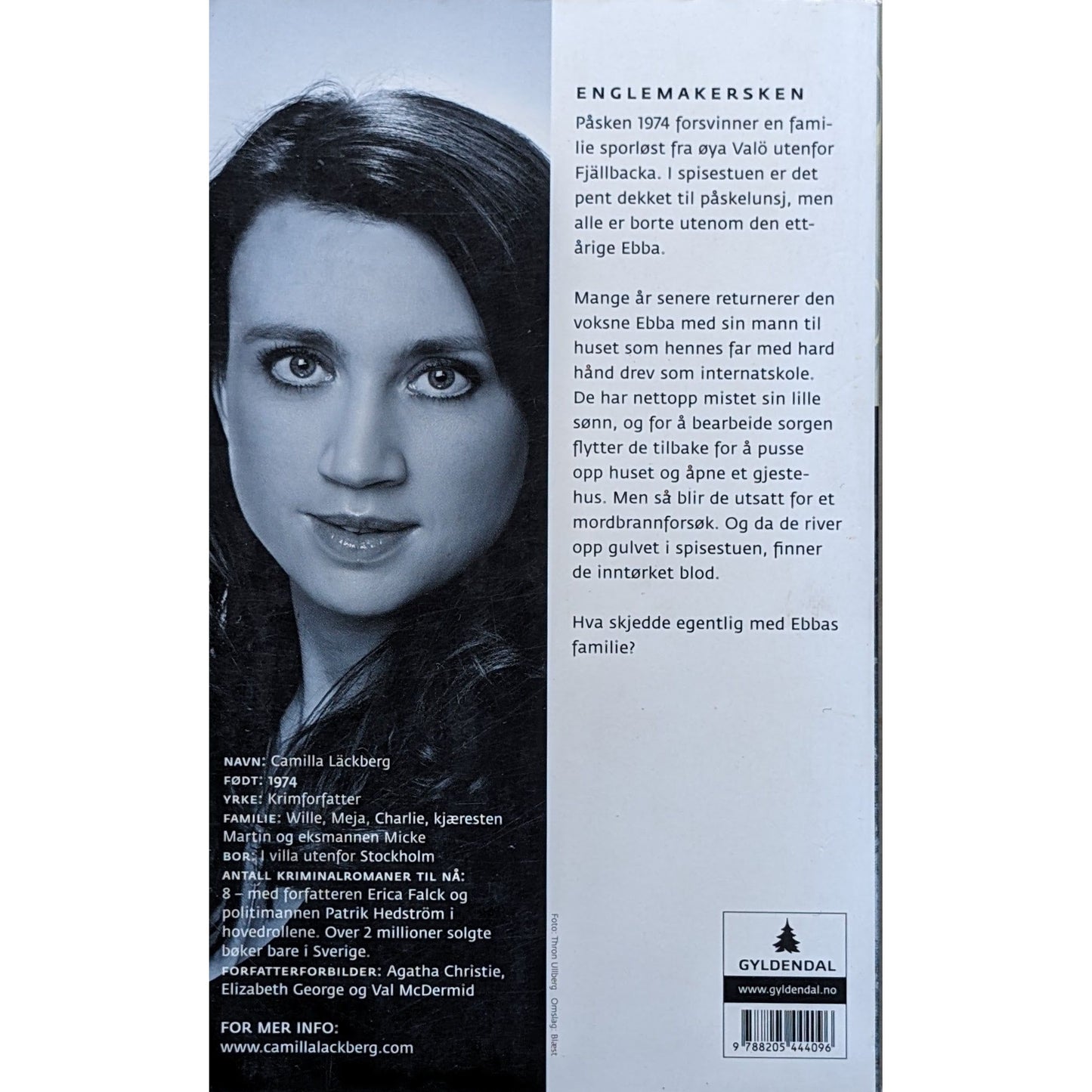 Patrick Hedström og Erica Falck 8 - Englemakersken, brukte bøker av Camilla Läckberg