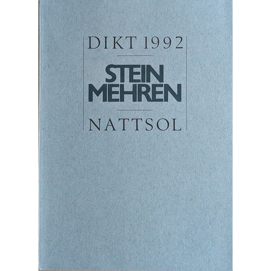 Dikt 1992. Nattsol. Brukte bøker av Stein Mehren. Poesi