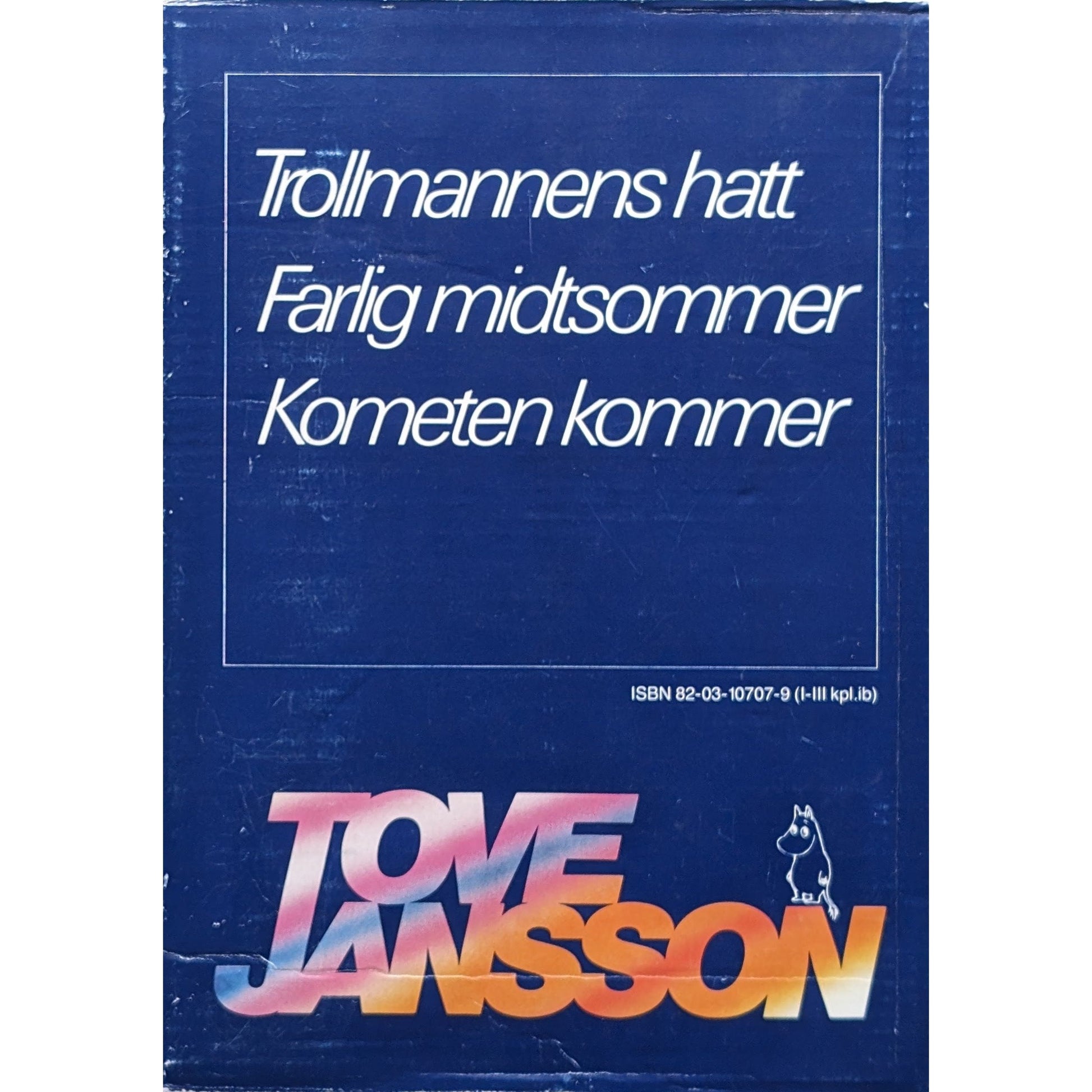 Tove Jansson: Trollmannens hatt, Farlig midtsommer og Kometen kommer. Brukte bøker 